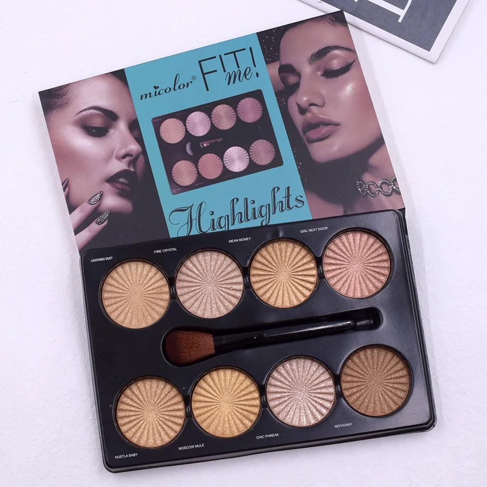 NEW 12 Color Matte Trimming Makeup Palette Face Basic Makeup Foundation White Brown Female Cosmetic Lasting Nature Water Proof - Urbanew