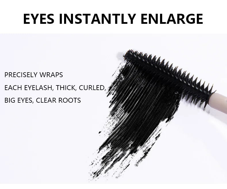 Pudaier Full Fling 24-Hour Waterproof Black Mascara Defining Make Up Non-smudge Eyelash Primer Lashes Long Thick Curly Makeup