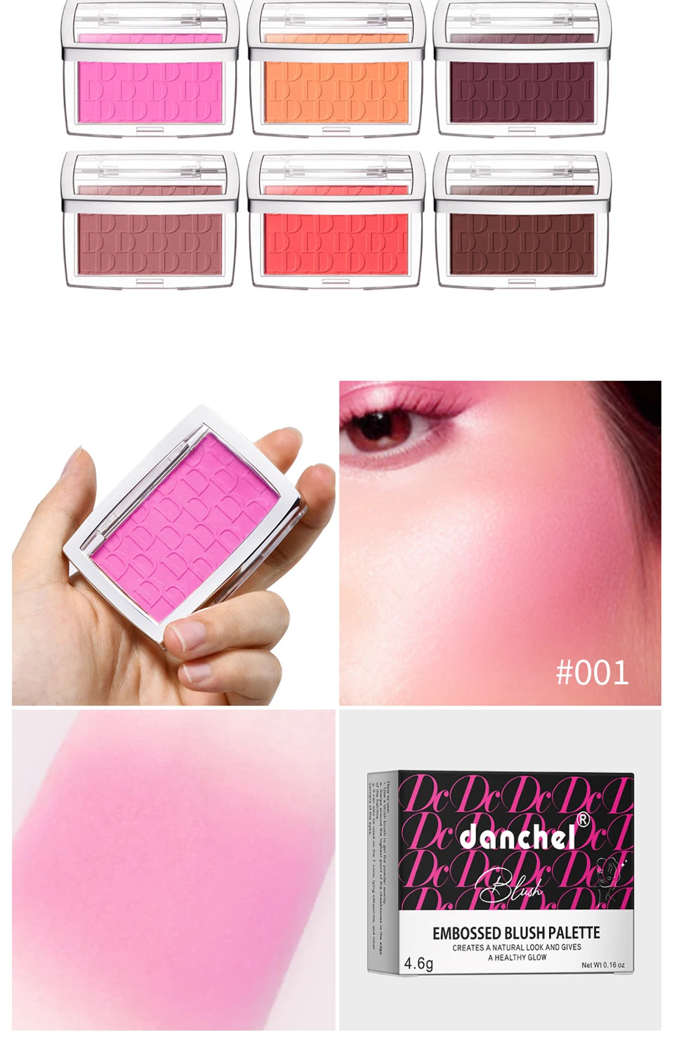 Blush Matte em Relevo: Toque de Cor Natural e Acabamento Impecável