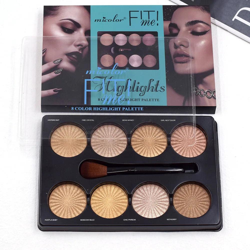 NEW 12 Color Matte Trimming Makeup Palette Face Basic Makeup Foundation White Brown Female Cosmetic Lasting Nature Water Proof - Urbanew