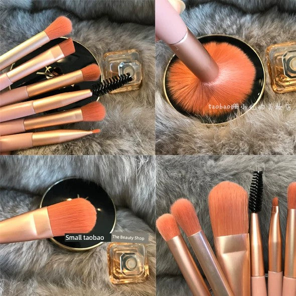 Beginner Portable Short Super Soft Makeup Brush Suit