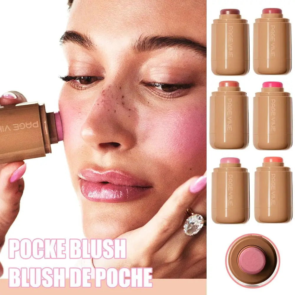 Pocket Blush: Cor e Hidratação para Lábios e Bochechas