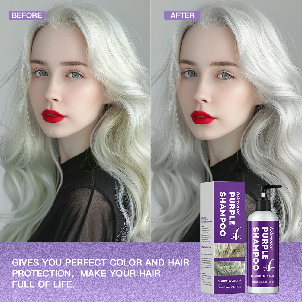 Blonde Revive Purple Shampoo - Neutralizes Brass & Enhances Shine (300ml)