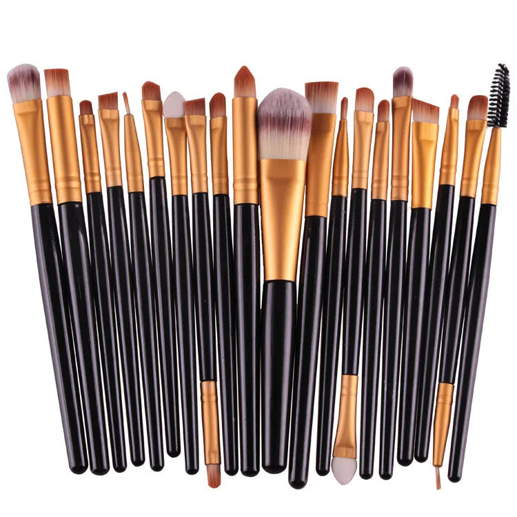 Professional Makeup Brush Set - Soft Synthetic Bristles & Flawless Application - 20-Pieces