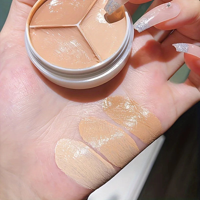 1pc Concealer Palette Cream Waterproof Long Lasting Cover Spots Acne Marks Dark Circles Moisturizing Foundation Face Makeup