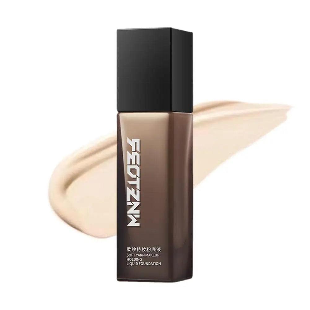 Feotznw Soft Yarn Makeup Foundation Liquid Skin Care Female Concealer Wrinkles Lasting Mask Foundation G3B3 - Urbanew