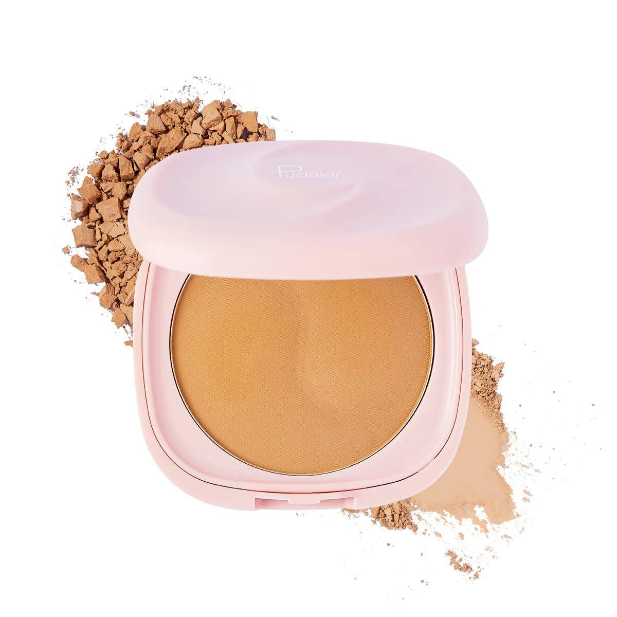 Pudaier Makeup Foundation Fixing Foundation Pressed Powder Loose Powder Make up Waterproof Natural Concealer Oil Control Powder - Urbanew