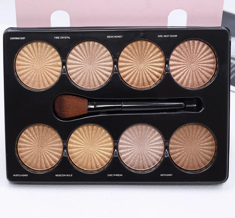 NEW 12 Color Matte Trimming Makeup Palette Face Basic Makeup Foundation White Brown Female Cosmetic Lasting Nature Water Proof - Urbanew