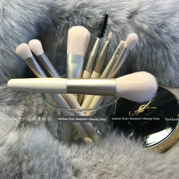 Beginner Portable Short Super Soft Makeup Brush Suit