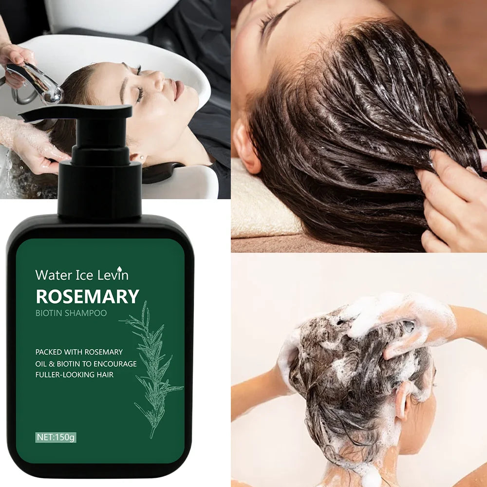 Rosemary Biotin Hair Growth Shampoo - Deep Cleansing & Strengthening Formula (150ml)