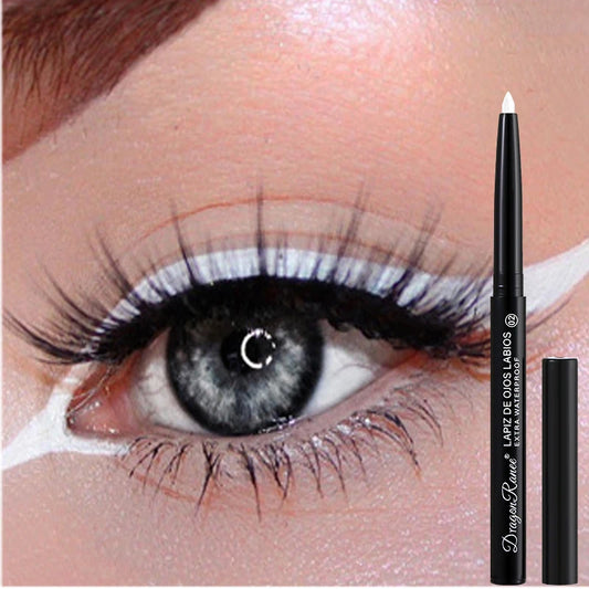 Matte/Pearlescent Eyeliner Gel Pencil Smooth Waterproof White Black Eye Liner Lying Silkworm Pen Cream Makeup for Eyes