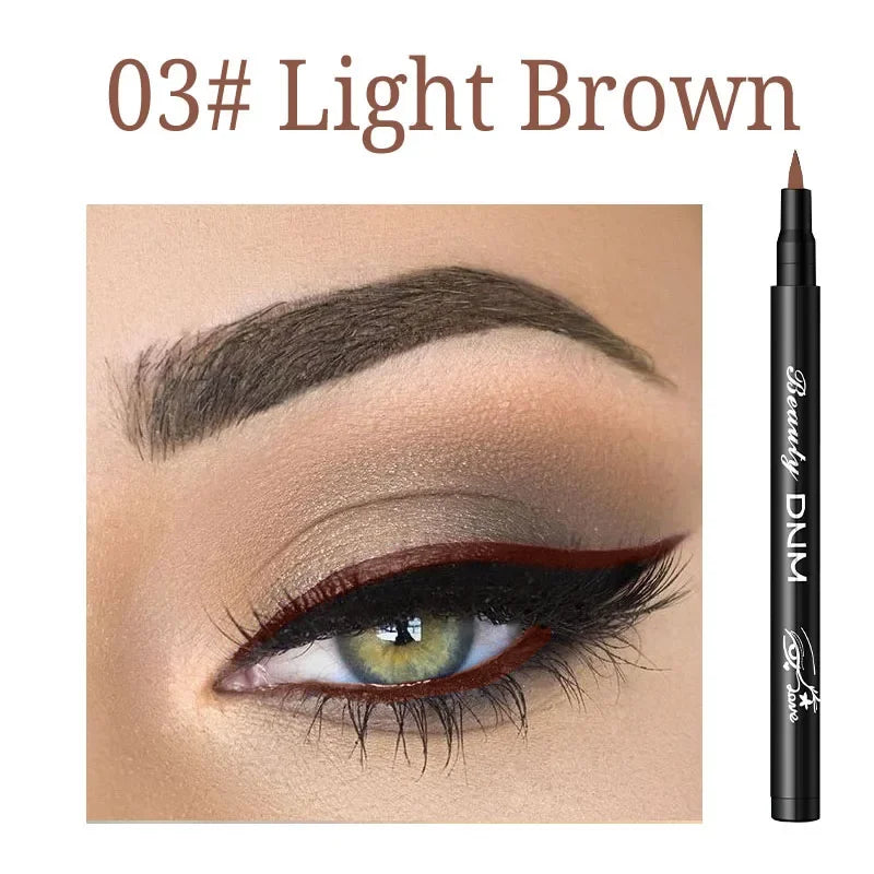 Makeup 12 Color Eyeliner Liquid Waterproof Easy To Wear Make Up Matte Eye Liner Blue Red Green White Gold Brown Eyleliner