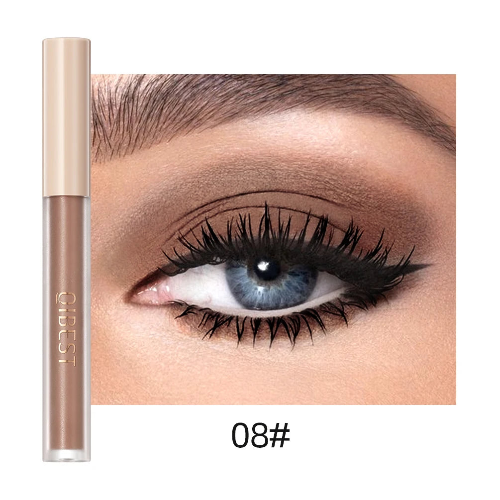 QiBest Matte Liquid Eyeshadow - Waterproof, Long-Lasting Pigment (8 Shades)