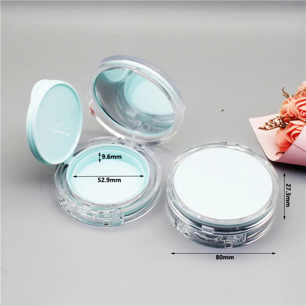 12g/15g Empty Air Cushion Puff Box Portable Cosmetic Makeup Case Container With Powder Sponge Mirror For BB Cream Foundation