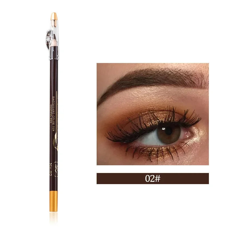 Eyebrow Pencil Waterproof Eye Brow Eyeliner Eyebrow Pen Brown/Black With Sharpener Eye Makeup Beauty Cosmetic Tool