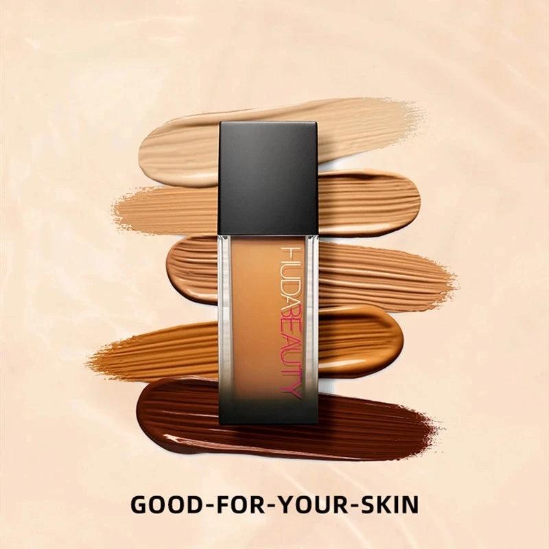 Makeup Foundation Flawless Liquid Matte Concealer Nourishing Long-Lasting Facial Concealed Pores Fine Breathable HUDA Cosmetics - Urbanew