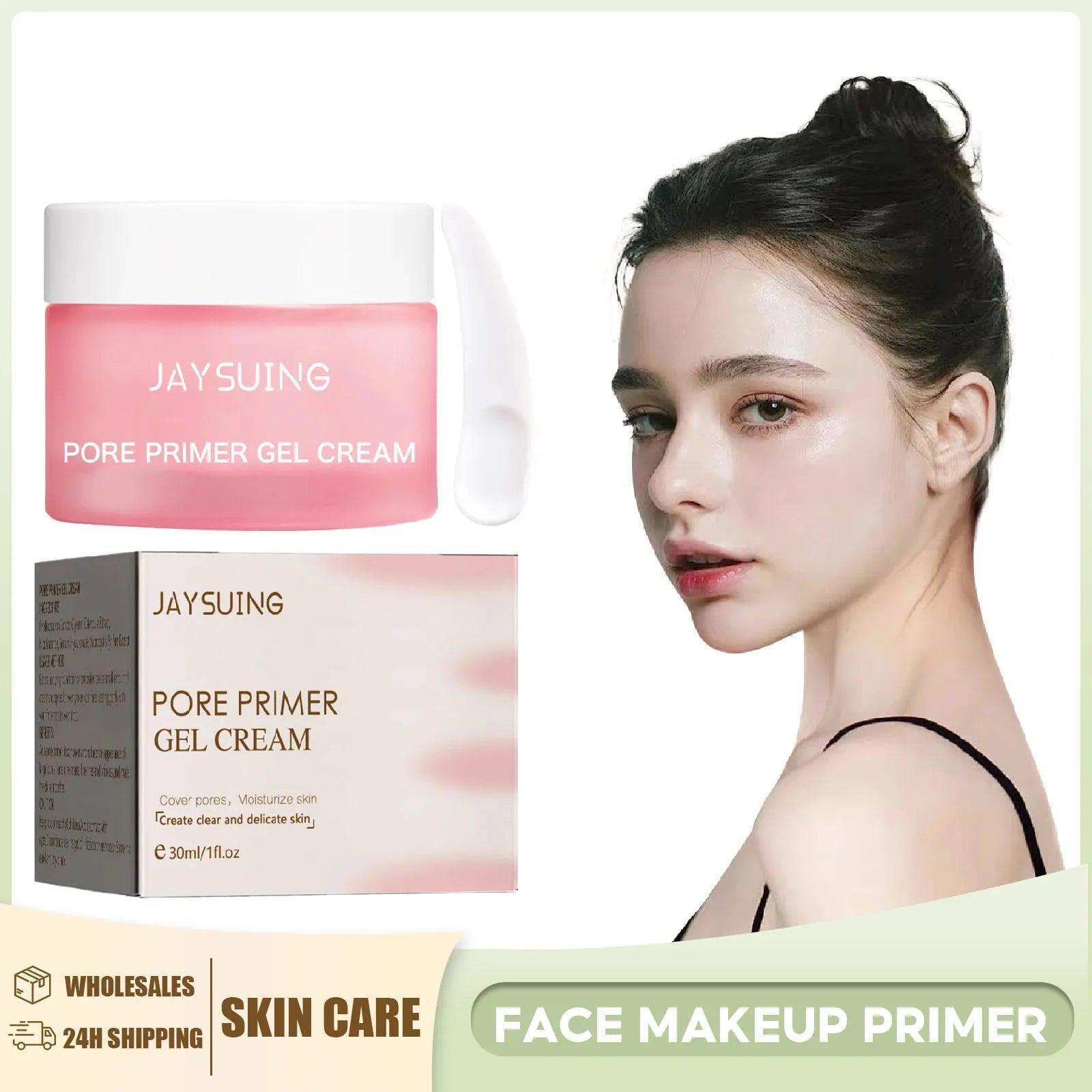 Face Makeup Primer Invisible Pores Oil Control Flawless Long Lasting Waterproof Makeup Foundation Moisturizing Makeup Base Cream - Urbanew