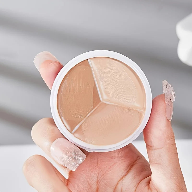 1pc Concealer Palette Cream Waterproof Long Lasting Cover Spots Acne Marks Dark Circles Moisturizing Foundation Face Makeup