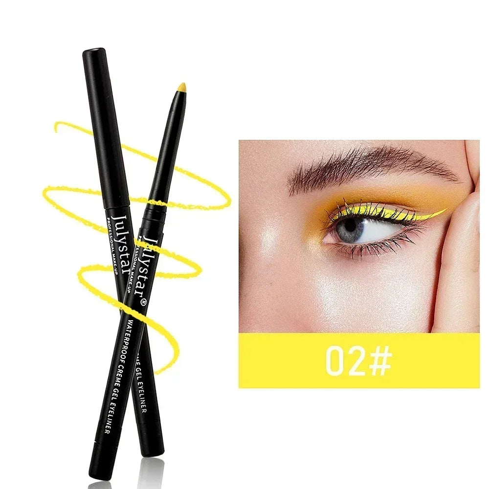 3Pcs Waterproof & Sweat-Proof Black Eyeliner Pencil Combined Lasting Smudge-Proof Bold Eye Makeup Easy Glide Formula for Perfe