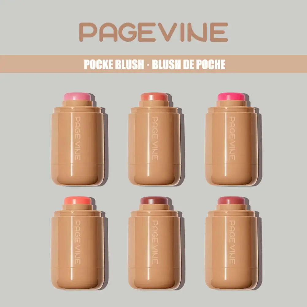 Pocket Blush: Cor e Hidratação para Lábios e Bochechas