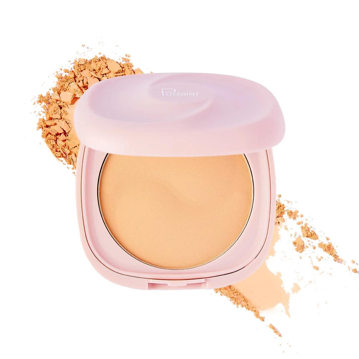 Pudaier Makeup Foundation Fixing Foundation Pressed Powder Loose Powder Make up Waterproof Natural Concealer Oil Control Powder - Urbanew