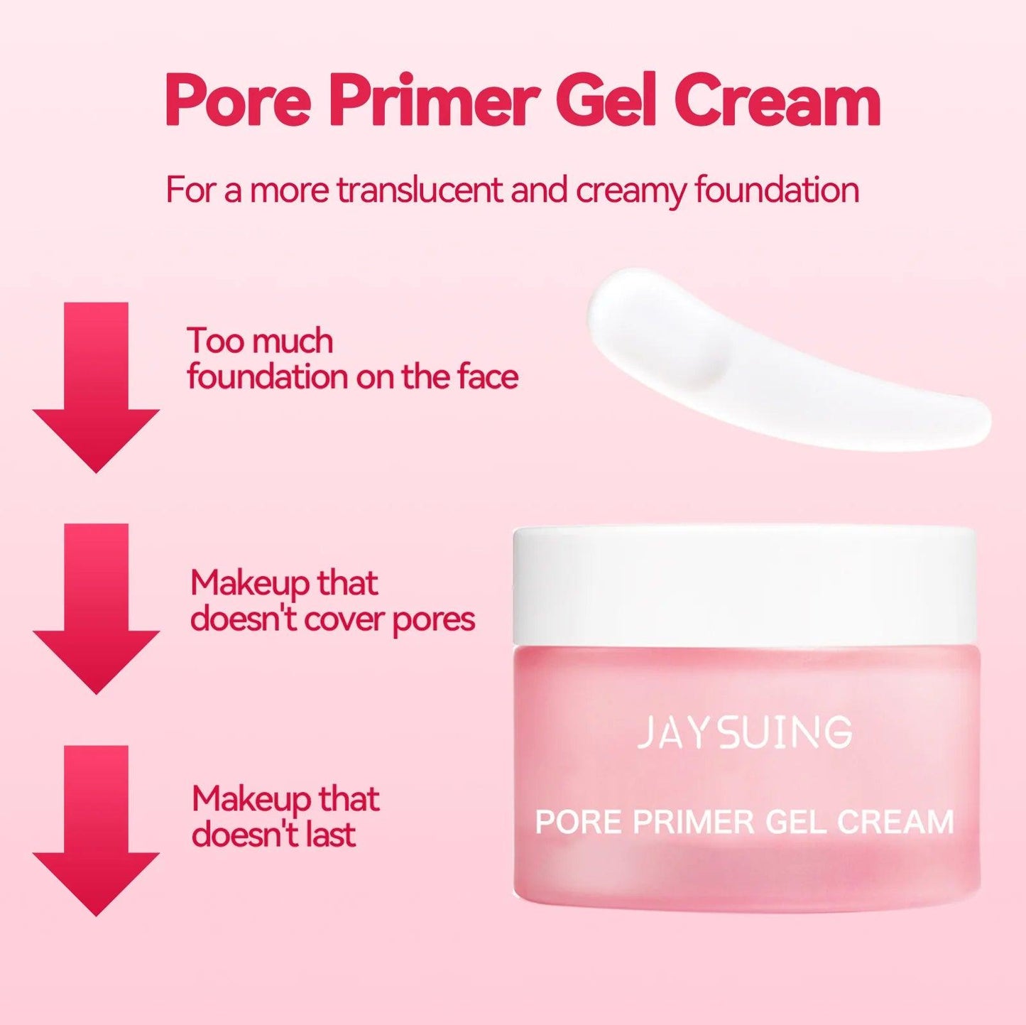 Face Makeup Primer Invisible Pores Oil Control Flawless Long Lasting Waterproof Makeup Foundation Moisturizing Makeup Base Cream - Urbanew