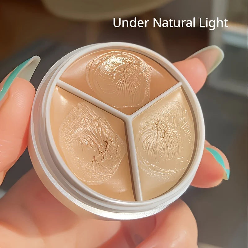 1pc Concealer Palette Cream Waterproof Long Lasting Cover Spots Acne Marks Dark Circles Moisturizing Foundation Face Makeup