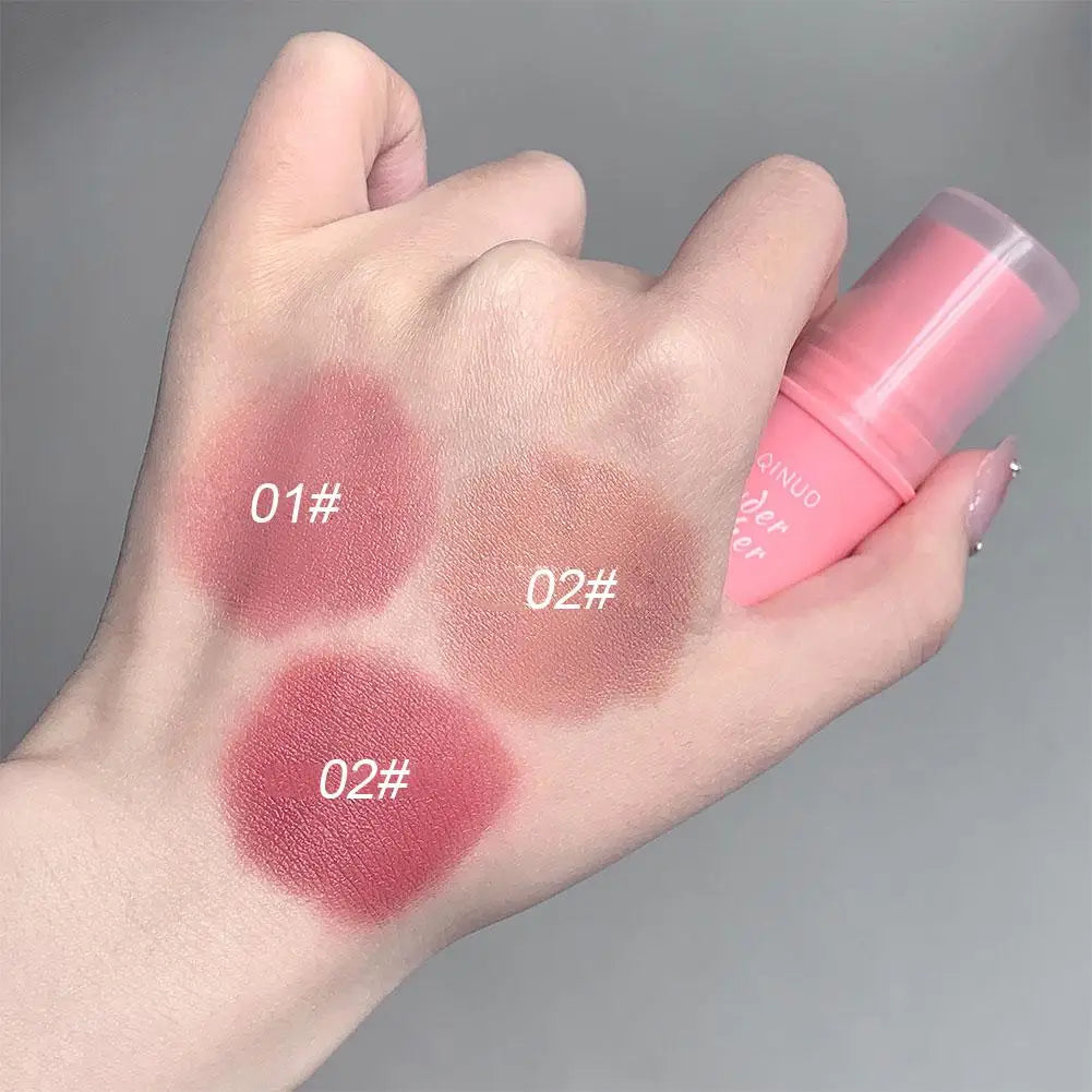 Blush 3 em 1: Beleza Multifuncional para Rosto e Lábios