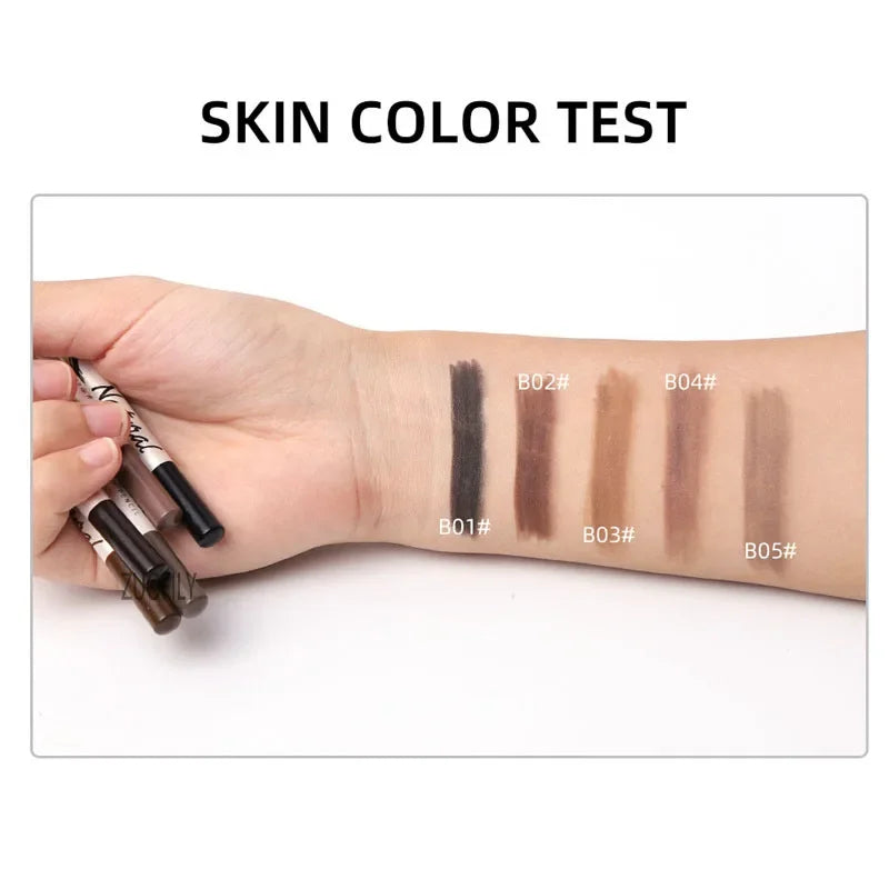 1pcs Waterproof Cosmetic Eye Brow Pencil Five Color Natural Eyebrows Color Mixing Lasting Durable Ecological Eyebrow Pencils