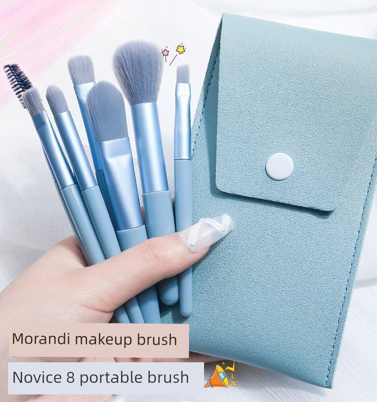 Beginner Portable Short Super Soft Makeup Brush Suit