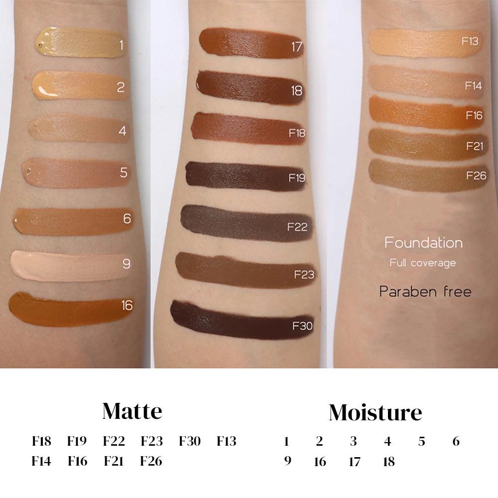 Bivanfe 30ml Makeup Foundation Base Mineral Touch Whitening Concealer Soft Matte Oil-Control Hot Deals Waterproof Make Up Tools - Urbanew