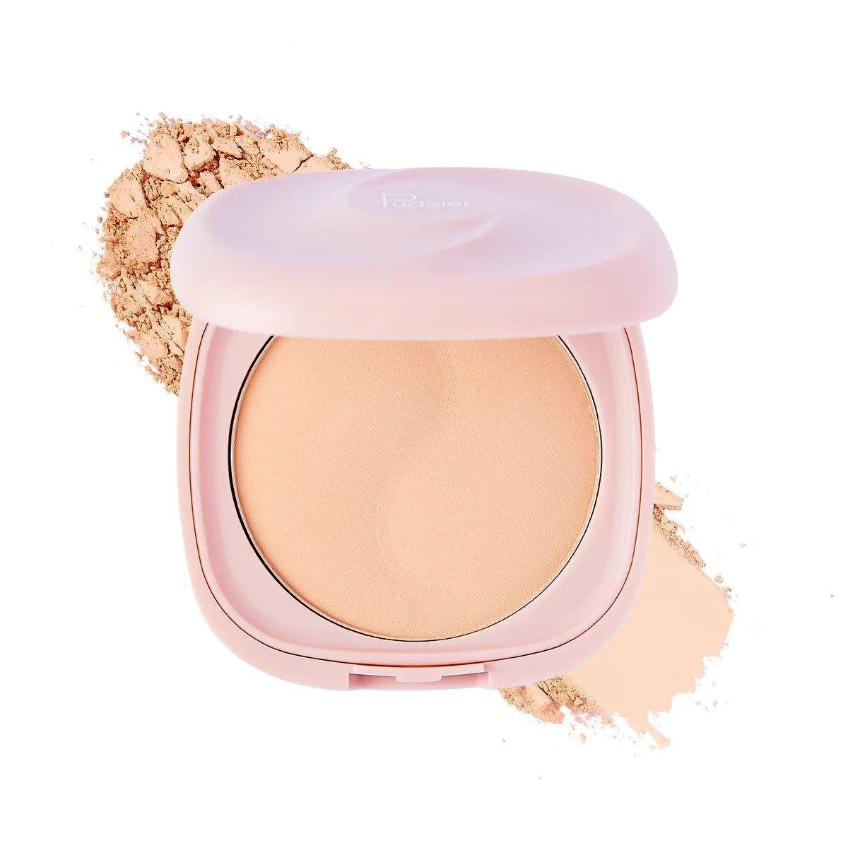 Pudaier Makeup Foundation Fixing Foundation Pressed Powder Loose Powder Make up Waterproof Natural Concealer Oil Control Powder - Urbanew