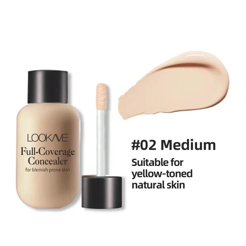 12ml Matte Makeup Foundation Cream For Face Professional Concealing Eye Dark Circle Liquid Long-lasting Corrector Cream Cosmetic - Urbanew