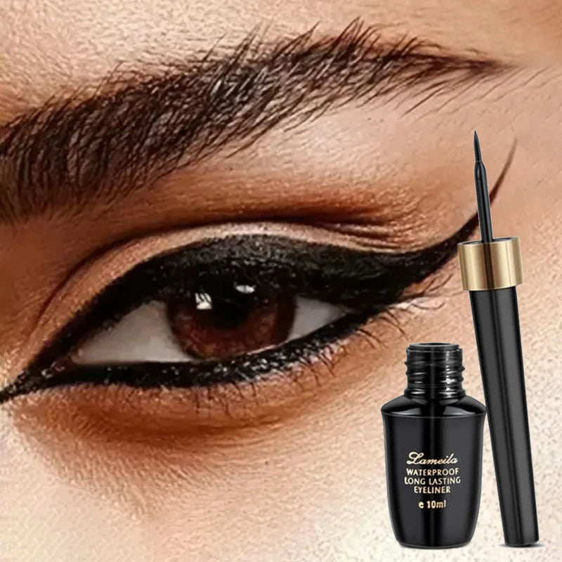 Long-lasting hard-tipped gel eye ultra-fine waterproof black liquid eyeliner pen