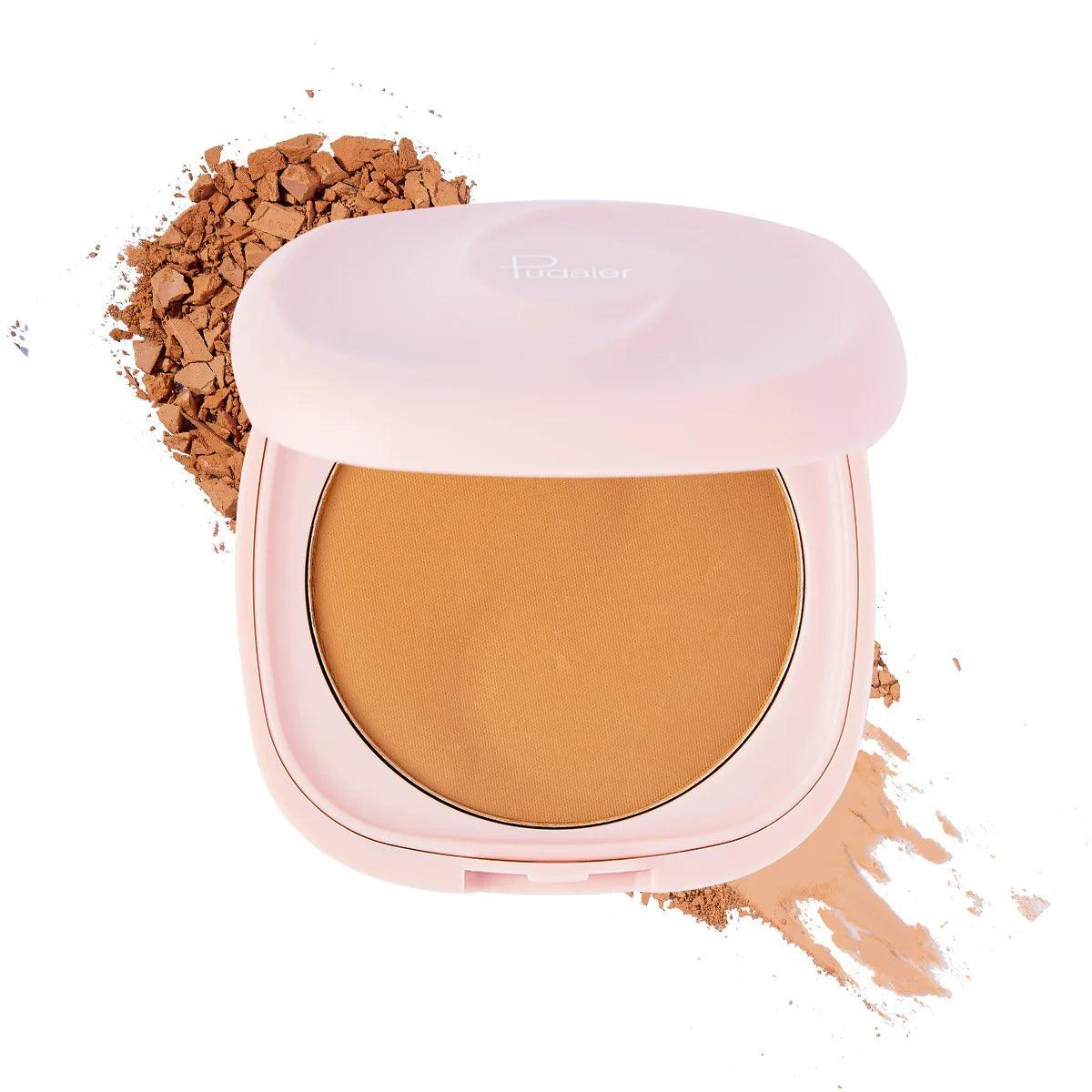 Pudaier Makeup Foundation Fixing Foundation Pressed Powder Loose Powder Make up Waterproof Natural Concealer Oil Control Powder - Urbanew