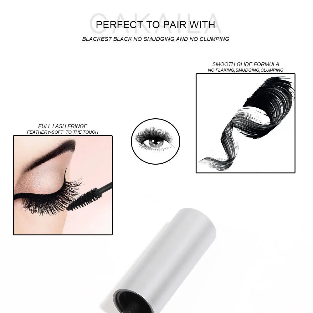 CAKAILA Magic Extension Dense Volumizing Smudge-proof 24 Hours waterproof long-lasting Mascara Black Extravagant False-Lash Look