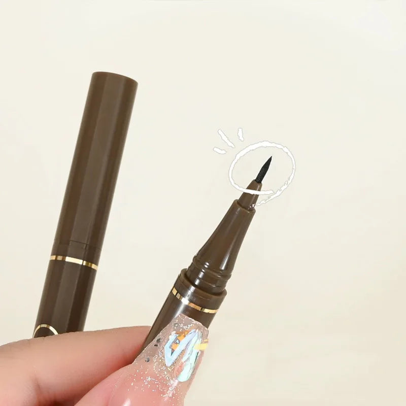 4 Colors Waterproof Eyeliner  0.05mm Long-lasting Eyeliner Pen Smooth Durable Slim Quick-drying Slender Eyelashes Eyeliner Pen