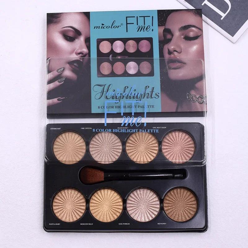 NEW 12 Color Matte Trimming Makeup Palette Face Basic Makeup Foundation White Brown Female Cosmetic Lasting Nature Water Proof - Urbanew