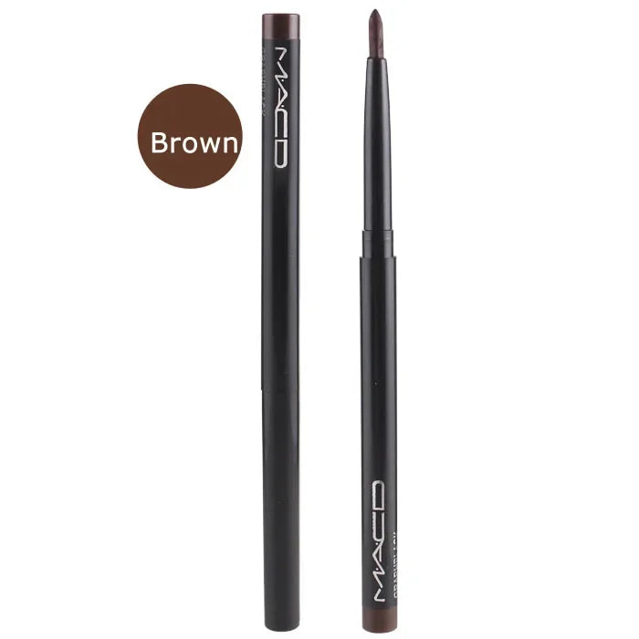 1Pcs Waterproof Black Brown Smooth Eyeliner Pencil Permanent Makeup Eyleliner Pen Long Lasting Automatic Eyes Makeup Tools