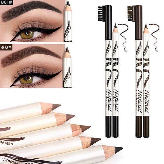 1pcs Waterproof Cosmetic Eye Brow Pencil Five Color Natural Eyebrows Color Mixing Lasting Durable Ecological Eyebrow Pencils