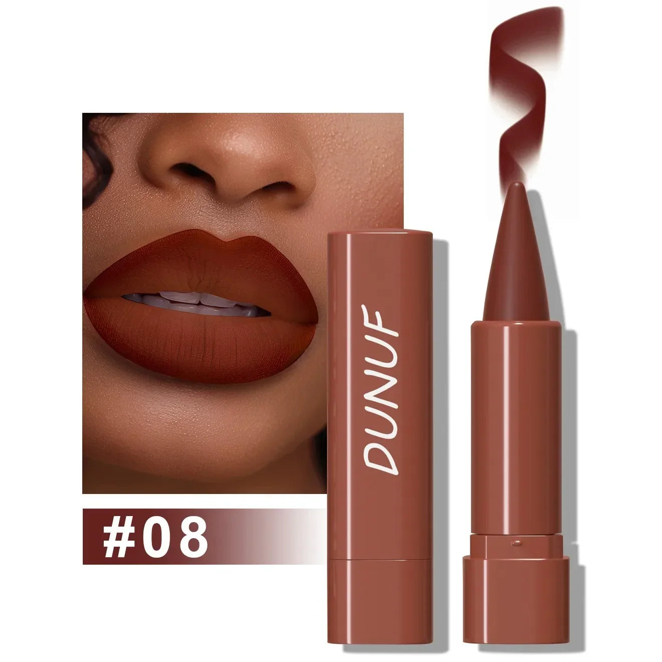 Tapered Gradient Lip Liner Matte Black Brown Velvet Lipstick Waterproof Non Sticky Contouring Tint Lipliner Crayon Lip Makeup