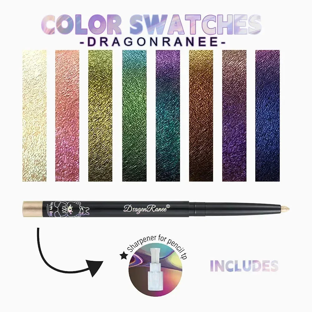 Optical Chameleon Eyeliner Gel Pen Waterproof Sweatproof Eyes Liner Pencil Long-lasting Non-smudge Brightening Eyeshadow Stick