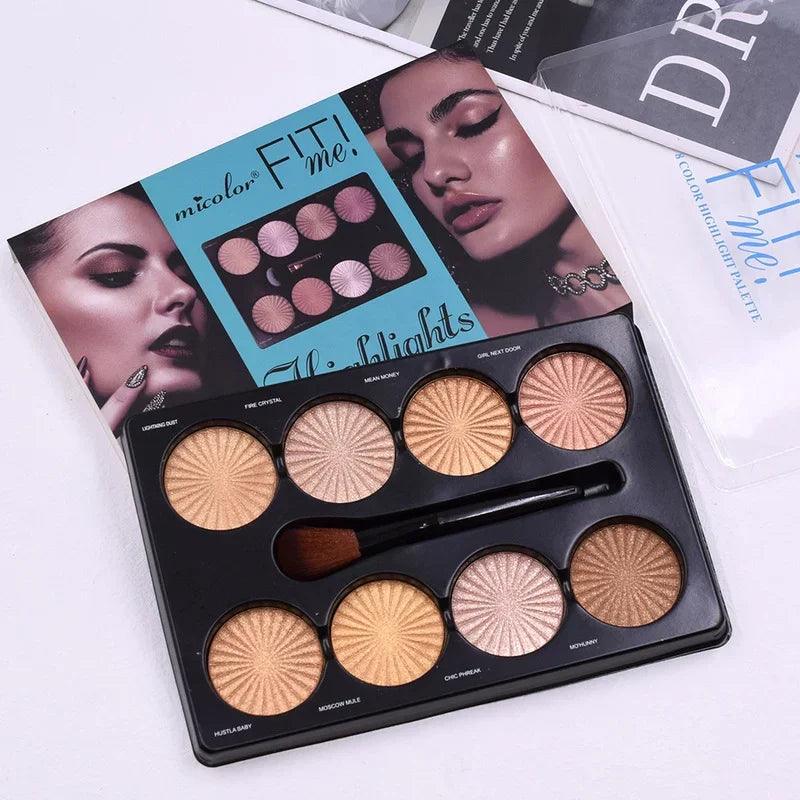 NEW 12 Color Matte Trimming Makeup Palette Face Basic Makeup Foundation White Brown Female Cosmetic Lasting Nature Water Proof - Urbanew