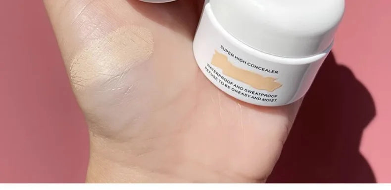 Waterproof Full Coverage Concealer for Tattoos Scars Acne Marks Dark Circles Natural Finish Foundation for All Skin Tones