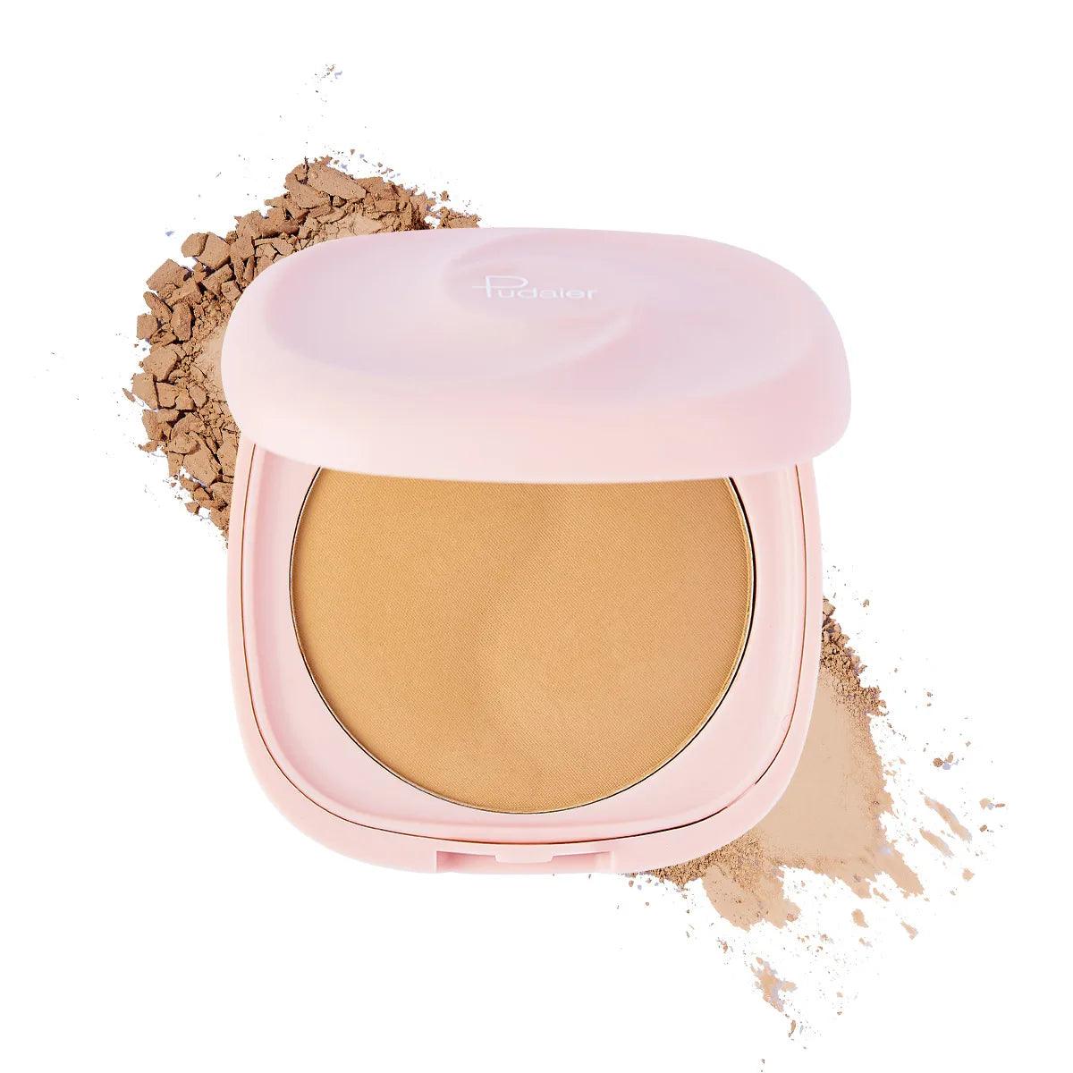 Pudaier Makeup Foundation Fixing Foundation Pressed Powder Loose Powder Make up Waterproof Natural Concealer Oil Control Powder - Urbanew