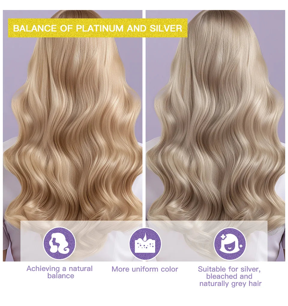 Blonde Revive Purple Shampoo - Neutralizes Brass & Enhances Shine (300ml)