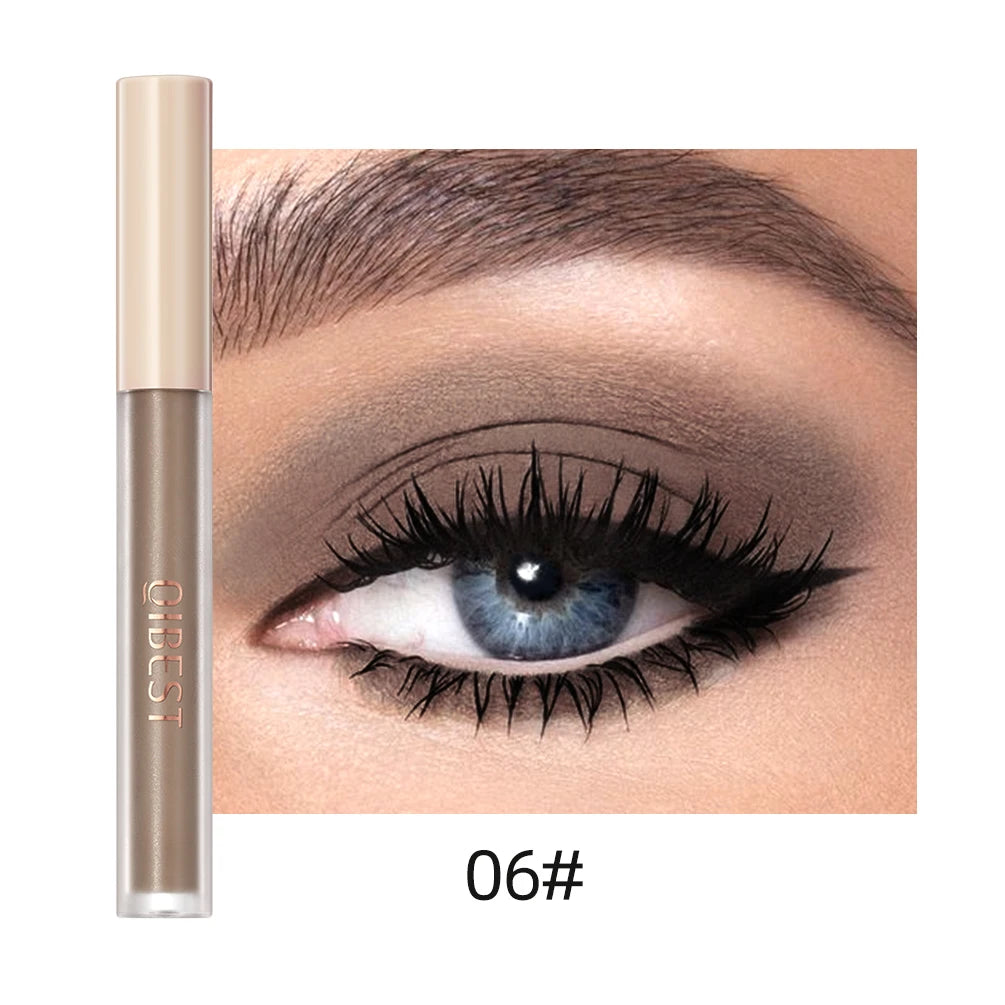 QiBest Matte Liquid Eyeshadow - Waterproof, Long-Lasting Pigment (8 Shades)