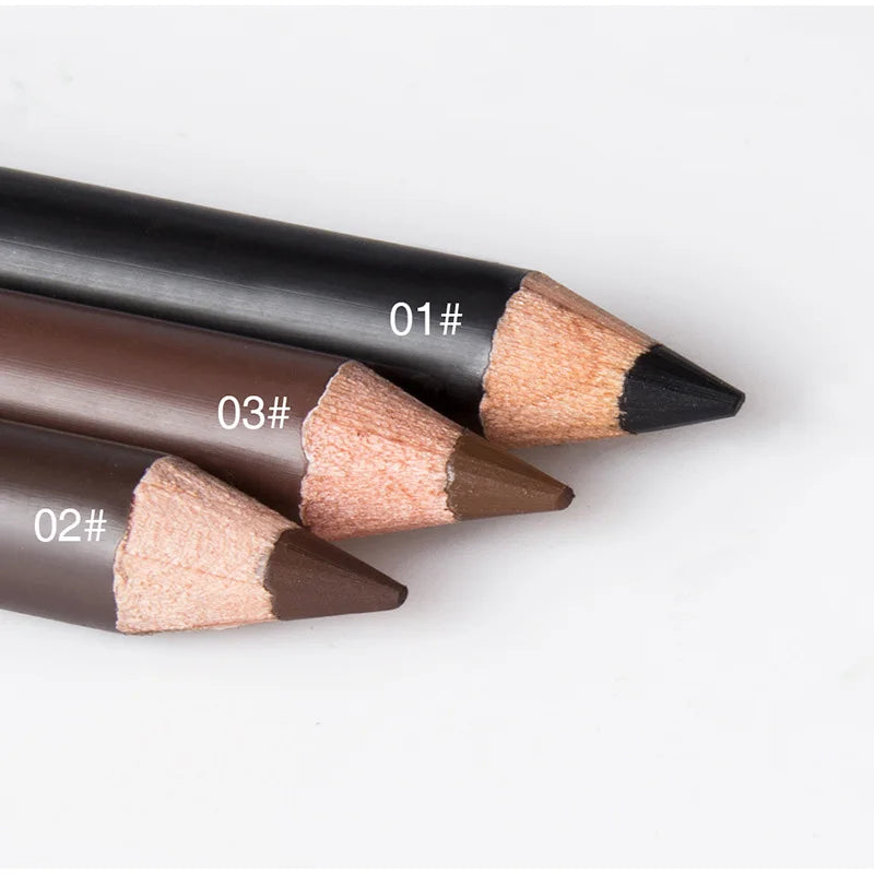 Eyeliner Eyebrow Pencil 2 In 1 Waterproof Non-smudge Quality Professional Makeup Long Lasting Natural Eyeliner Moderate Hardness