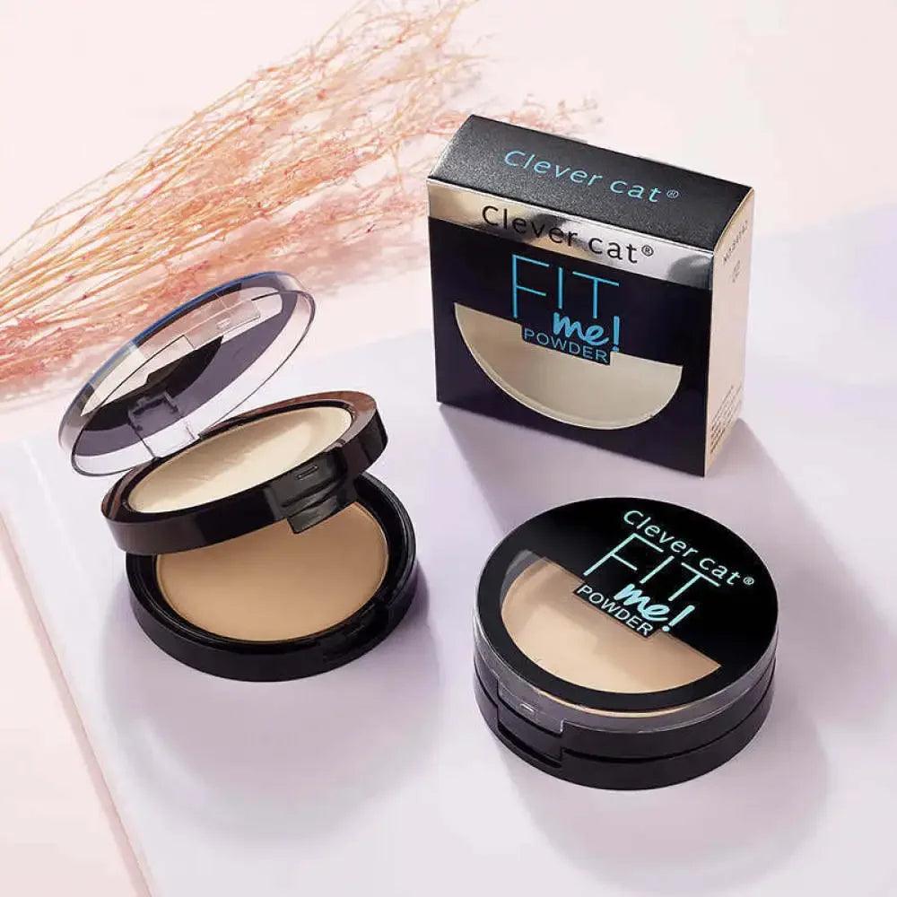 Double Layer Pressed Powder Fresh Concealer 2 In 1 Nature Moisturizing Face Powder Smooth Foundation Whitening Brighten Cosmetic - Urbanew