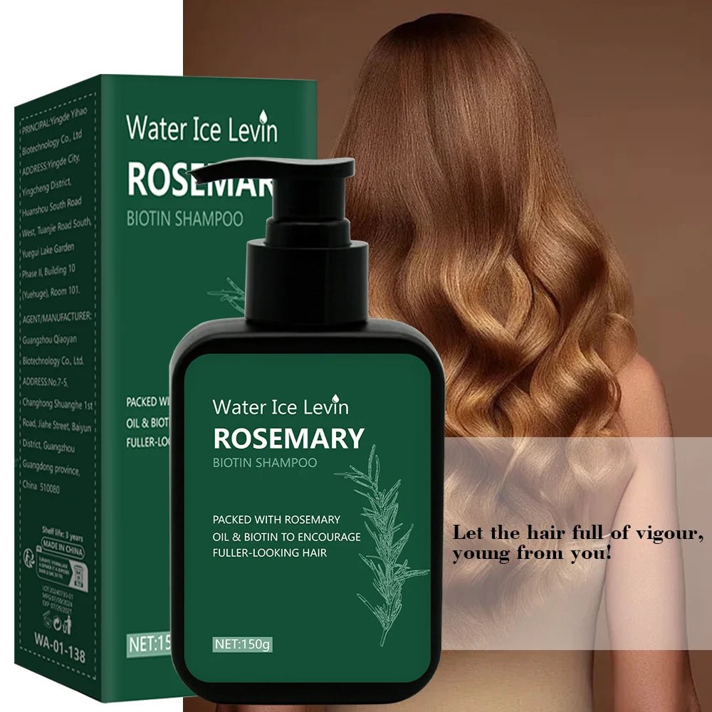 Rosemary Biotin Hair Growth Shampoo - Deep Cleansing & Strengthening Formula (150ml)